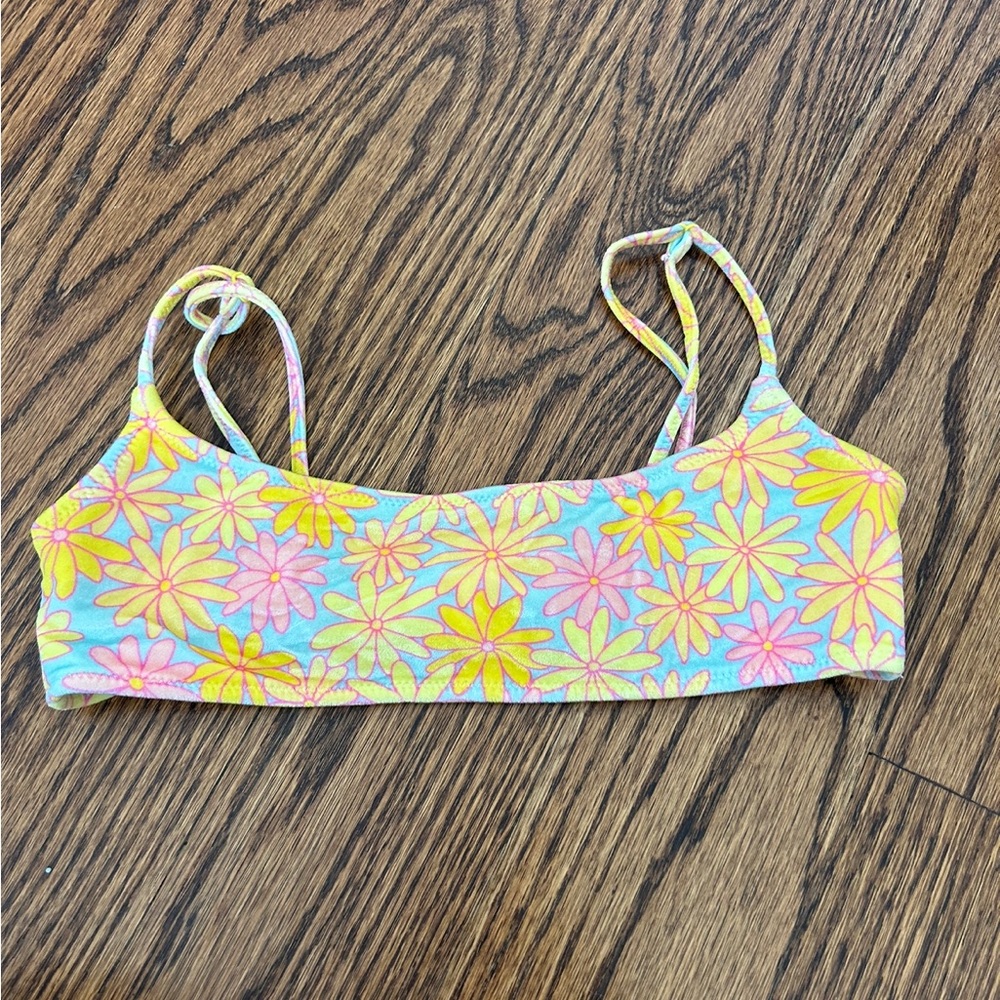 Triangl bikini sunflower top